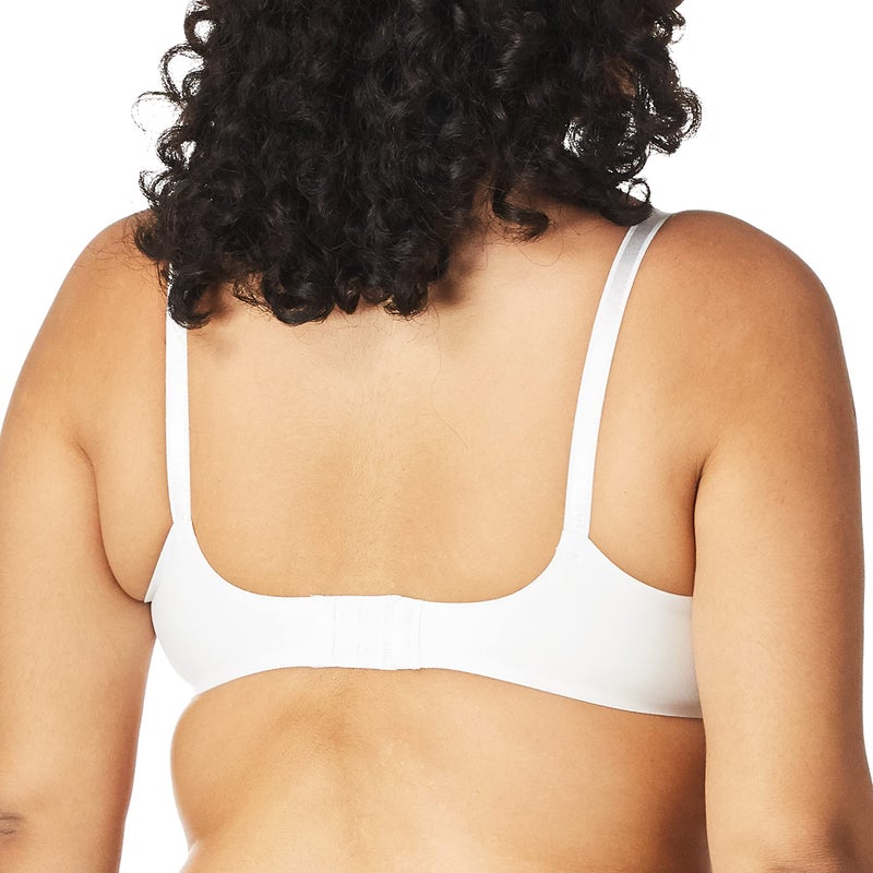 Olga Women's Plus-Size No Side Effects Underwire Contour Bra Bra, White, 42DD - Image 3